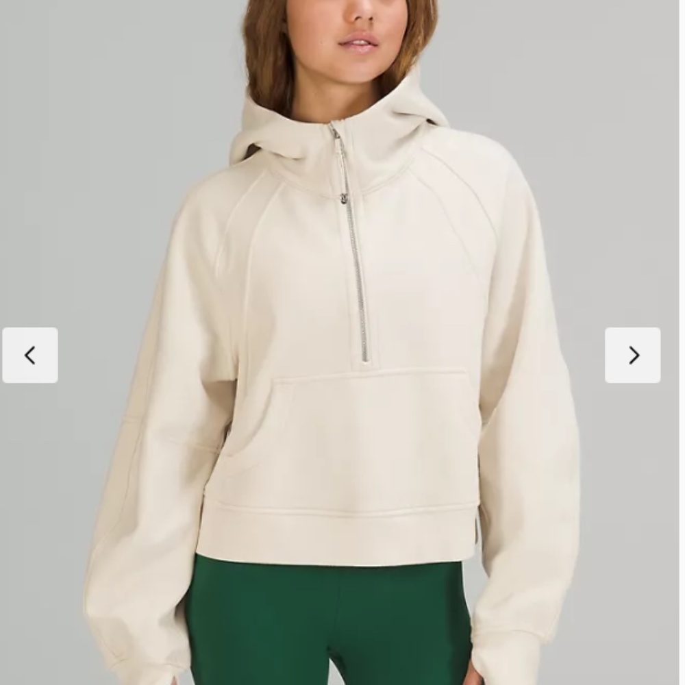 Lululemon Scuba oversized half zipped hoodie